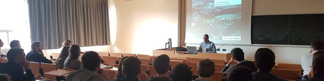 Prof. Gallo deliveries a talk at the University of Eastern Piedmont in Italy